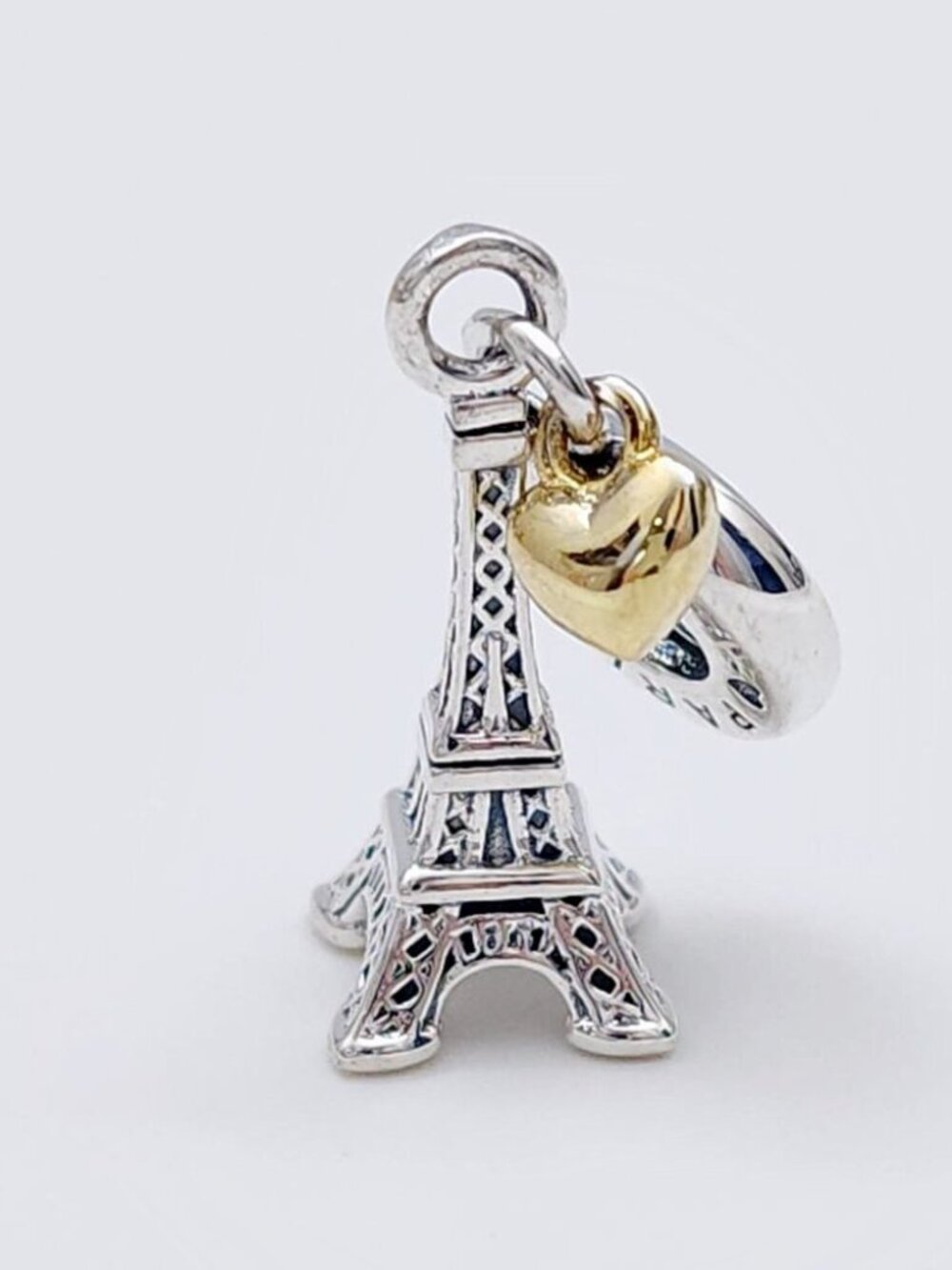 Pandora Eiffel Tower Heart Charm